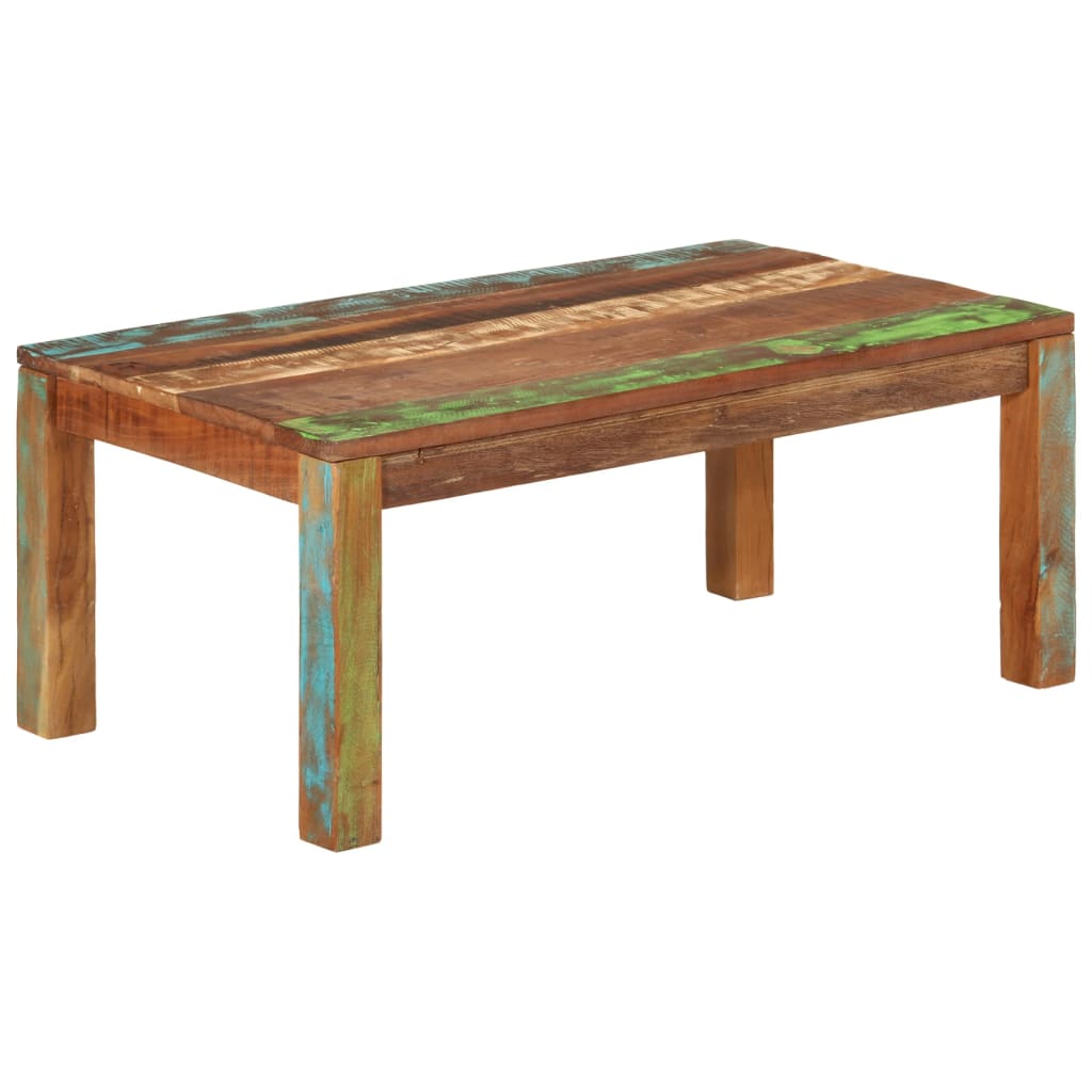 Salongbord 110x55x40 cm Massivt gjenvunnet tre