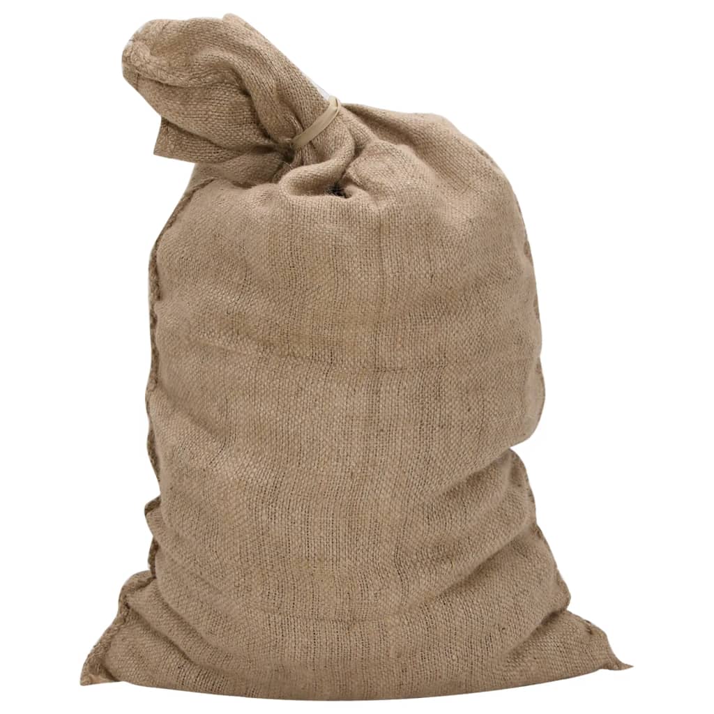 Jutesekker 5 stk 60x105 cm 100% jute 340 gsm