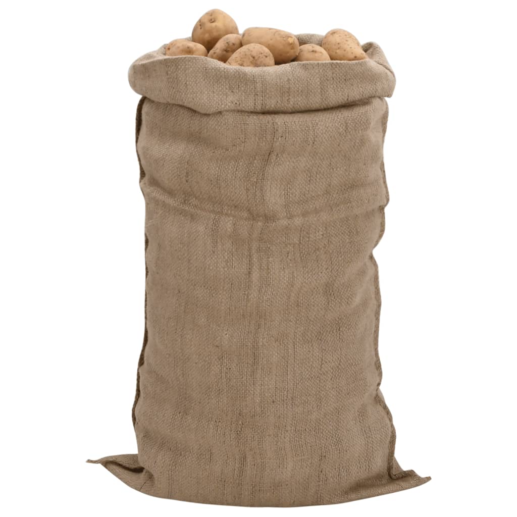 Jutesekker 30 stk 65x135 cm 100% jute 340 gsm