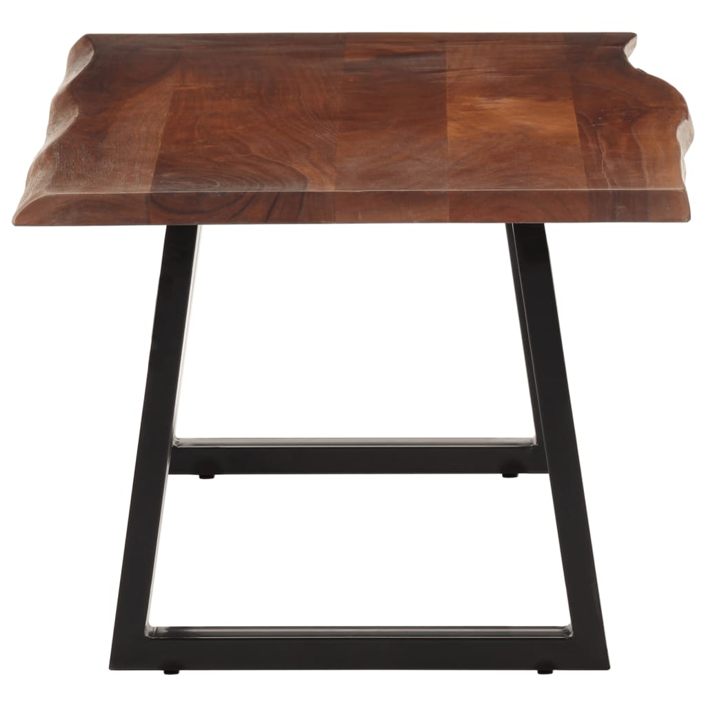 Sofabord honningbrun 110x55x40 cm heltre akasie