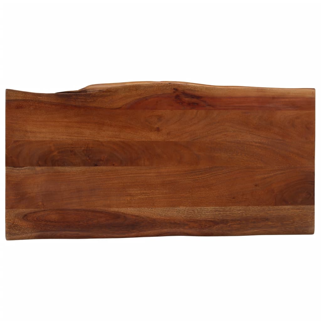 Sofabord honningbrun 110x55x40 cm heltre akasie
