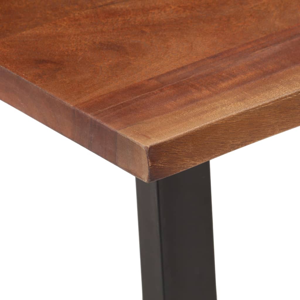 Sofabord honningbrun 110x55x40 cm heltre akasie