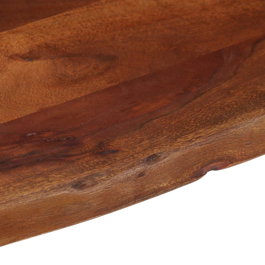 Sofabord honningbrun 110x55x40 cm heltre akasie
