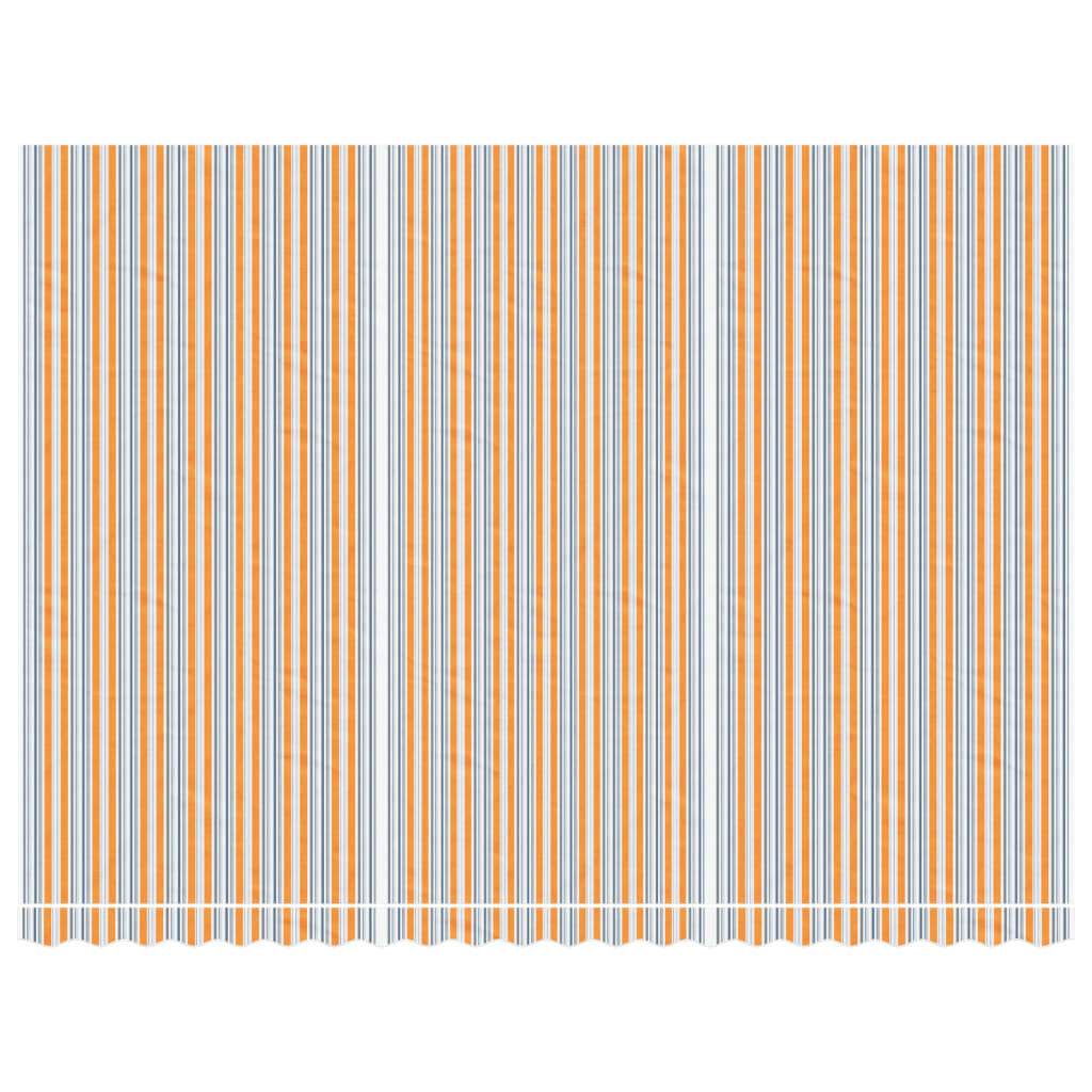 Erstatningsduk for markise flerfarget stripe 5x3,5 m