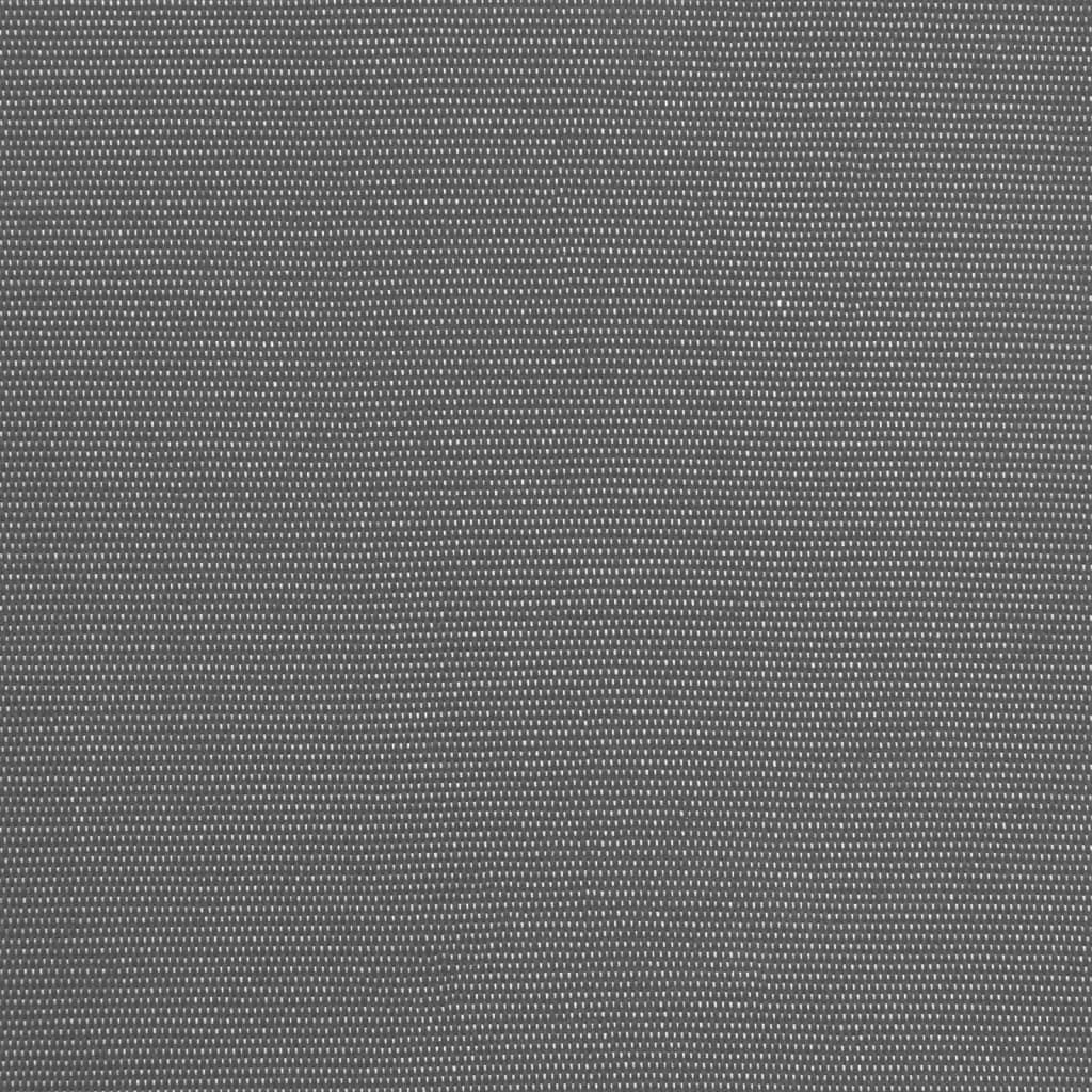 Uttrekkbar markise antrasitt 250x150 cm stoff og stål