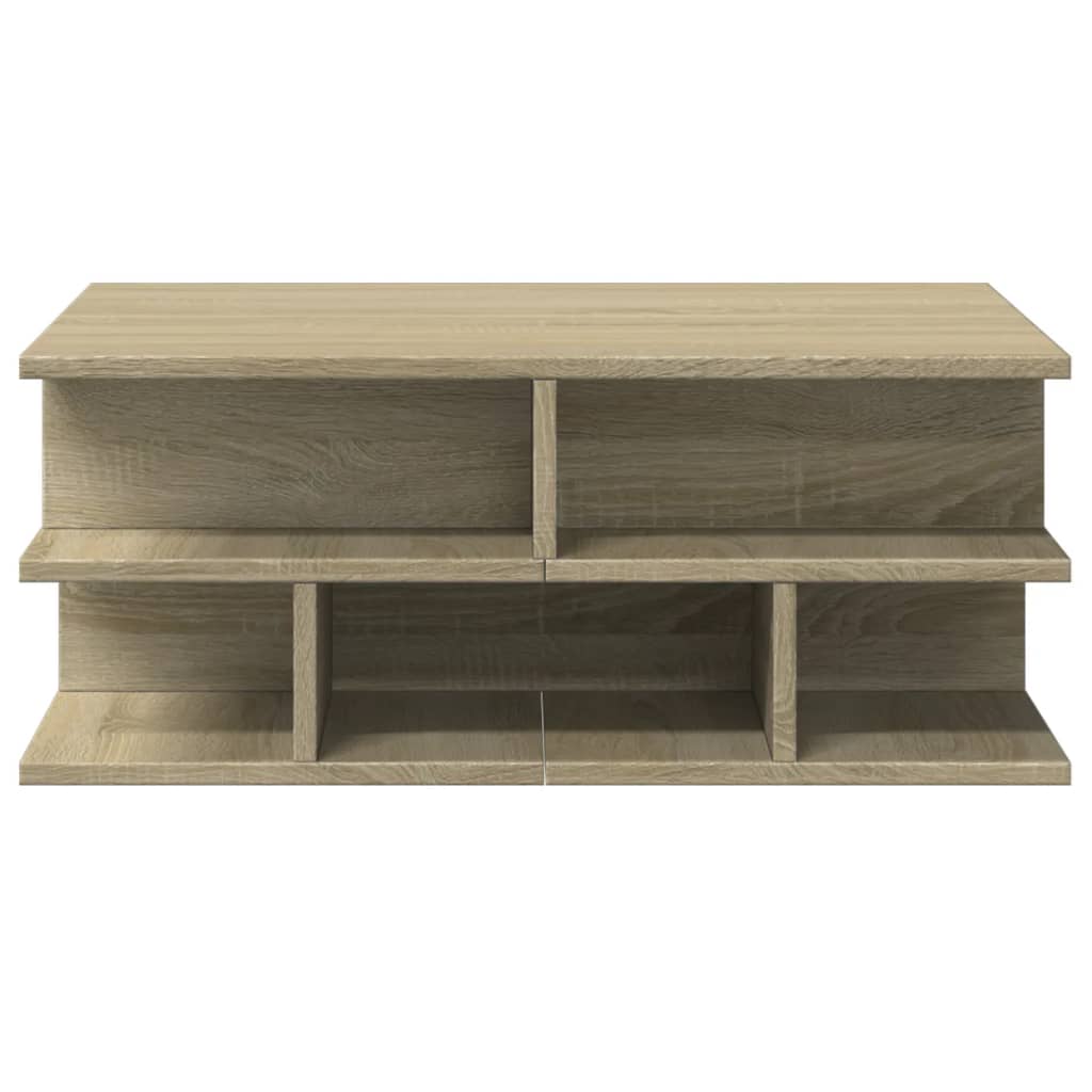 Salongbord sonoma eik 70x70x29 cm konstruert tre