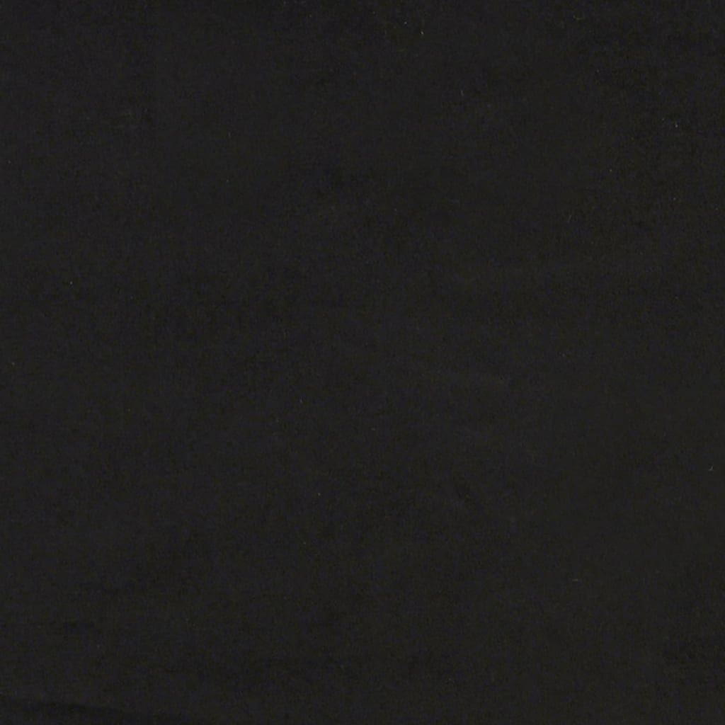 Sengeramme svart 120x200 cm fløyel