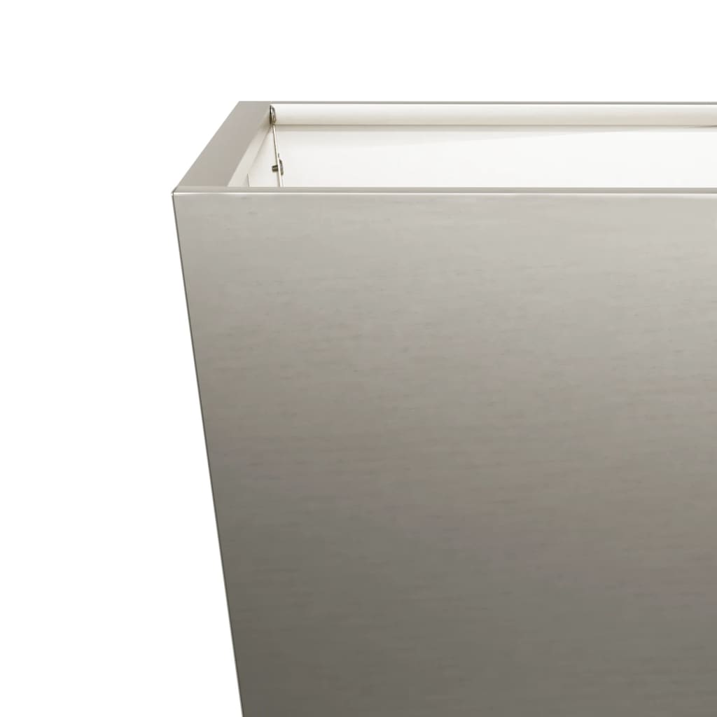 Hageplanter 2 stk 50x50x50 cm oksidert stål