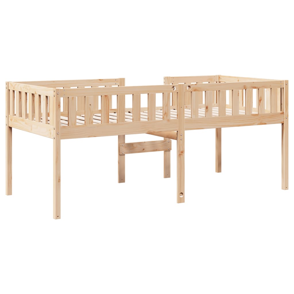 Barneseng uten madrass 90x200 cm heltre furu