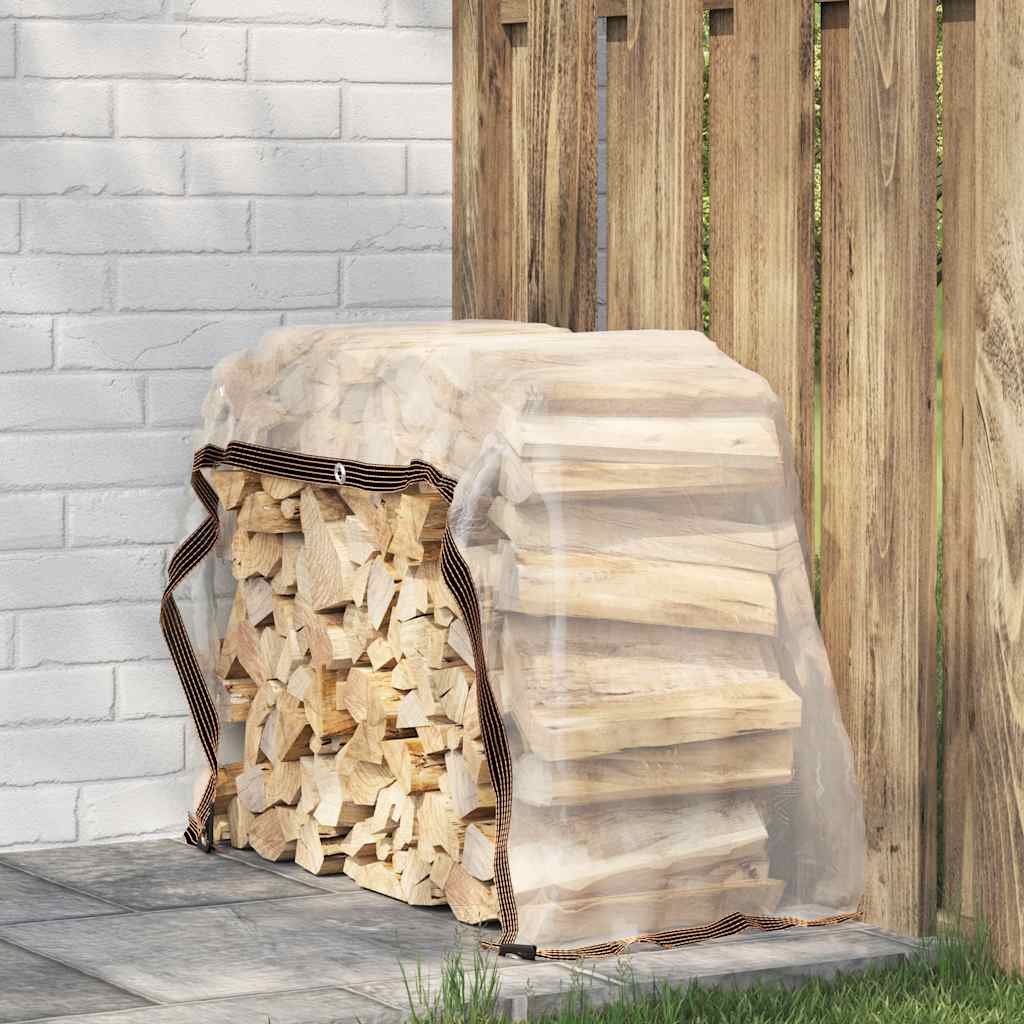 Klar presenning med maljer 1x2 m PVC