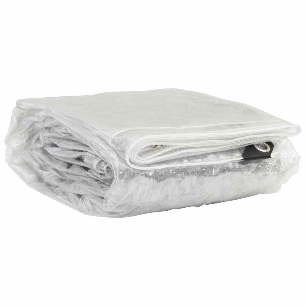 Klar presenning med maljer 3x5 m PVC