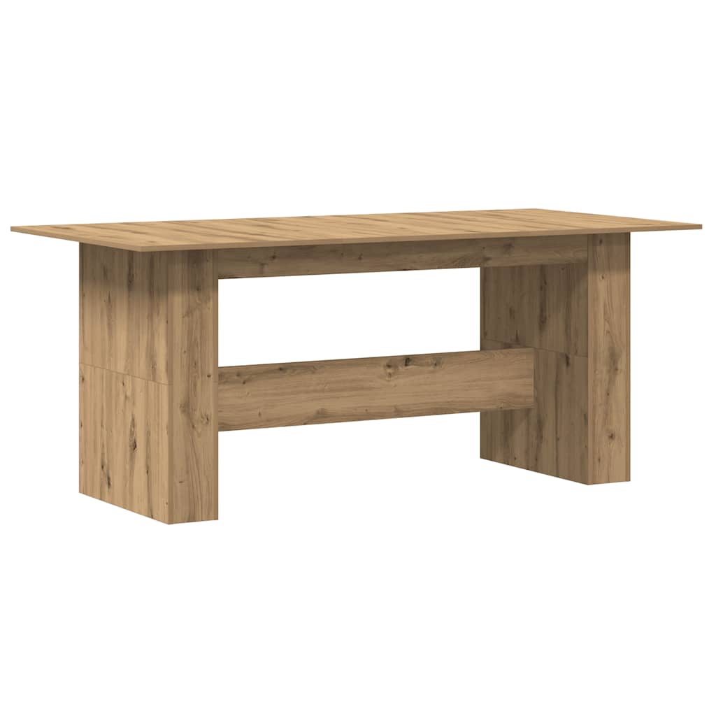 Spisebord artisan eik 180x90x76 cm konstruert tre