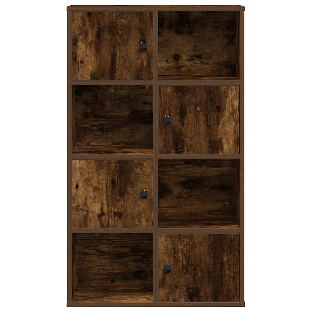Bokhylle røkt eik 60x24x101,5 cm konstruert tre