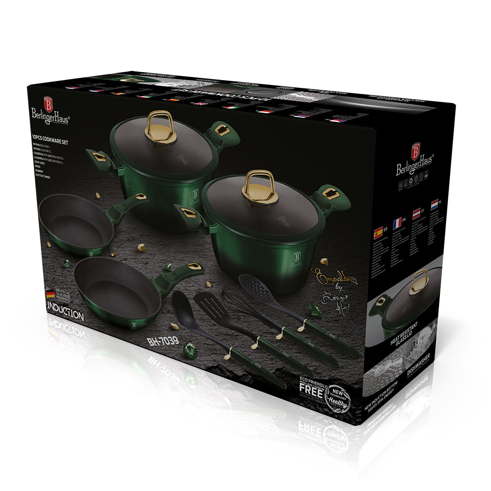 Grytesett Emerald 10 deler