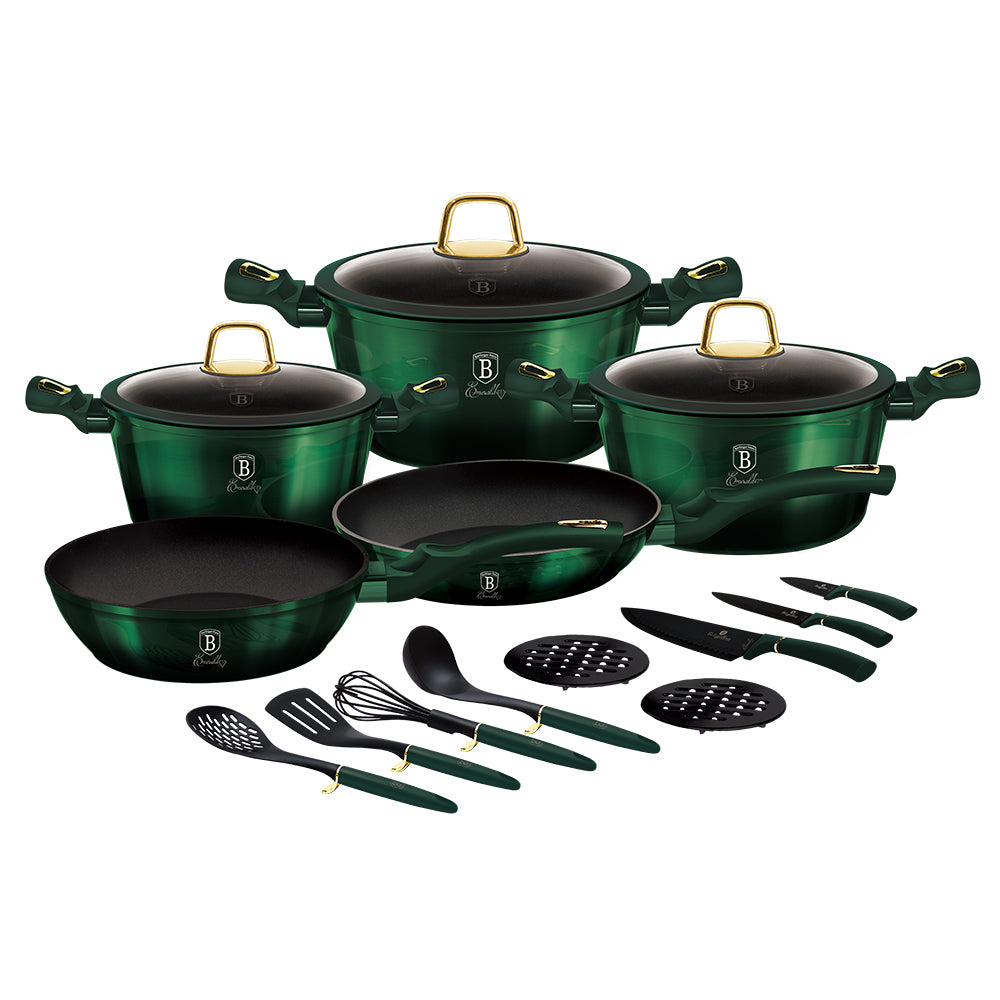 Grytesett Emerald 17 deler