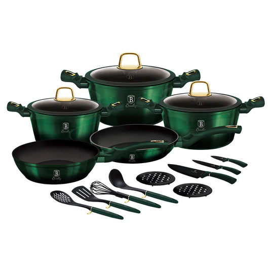 Grytesett Emerald 17 deler
