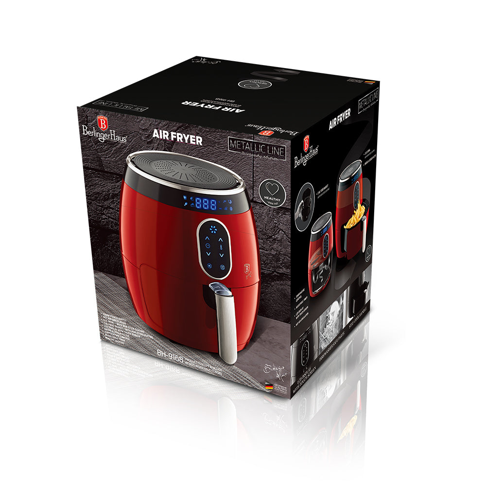 Airfryer med ett moderne design og spennende farge