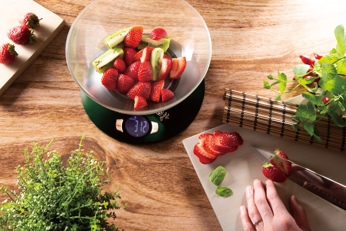 Kjøkkenvekt med bolle