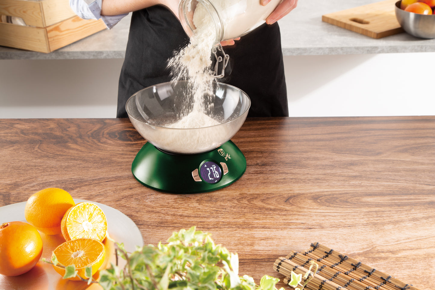 Kjøkkenvekt med bolle