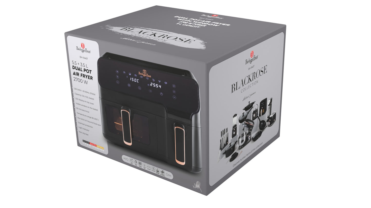Airfryer Monaco XXL Duo, 9 L