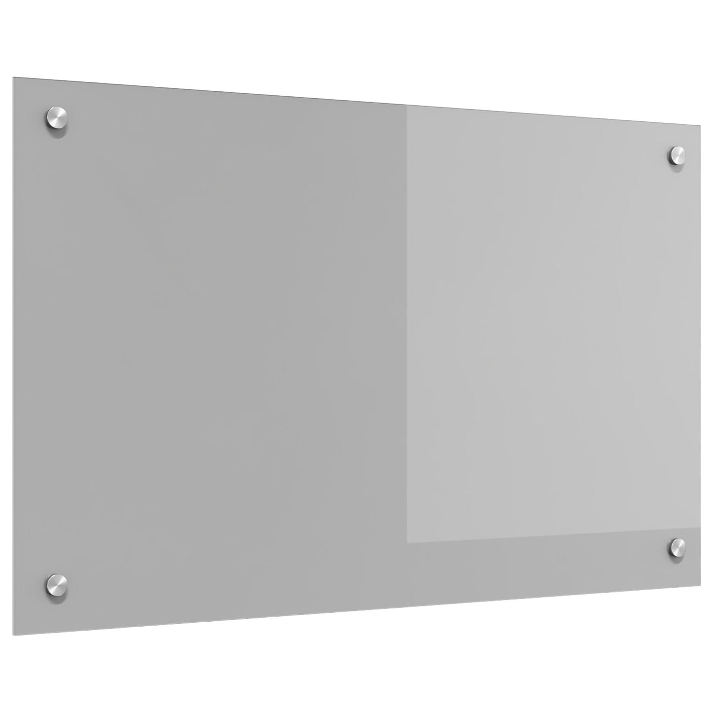 Kjøkkenplater Lys Grå 80x50x0,6 cm Herdet Glass