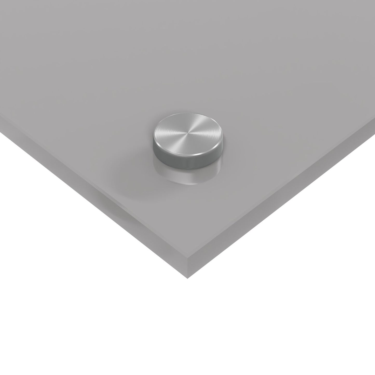 Kjøkkenplater Lys Grå 80x50x0,6 cm Herdet Glass