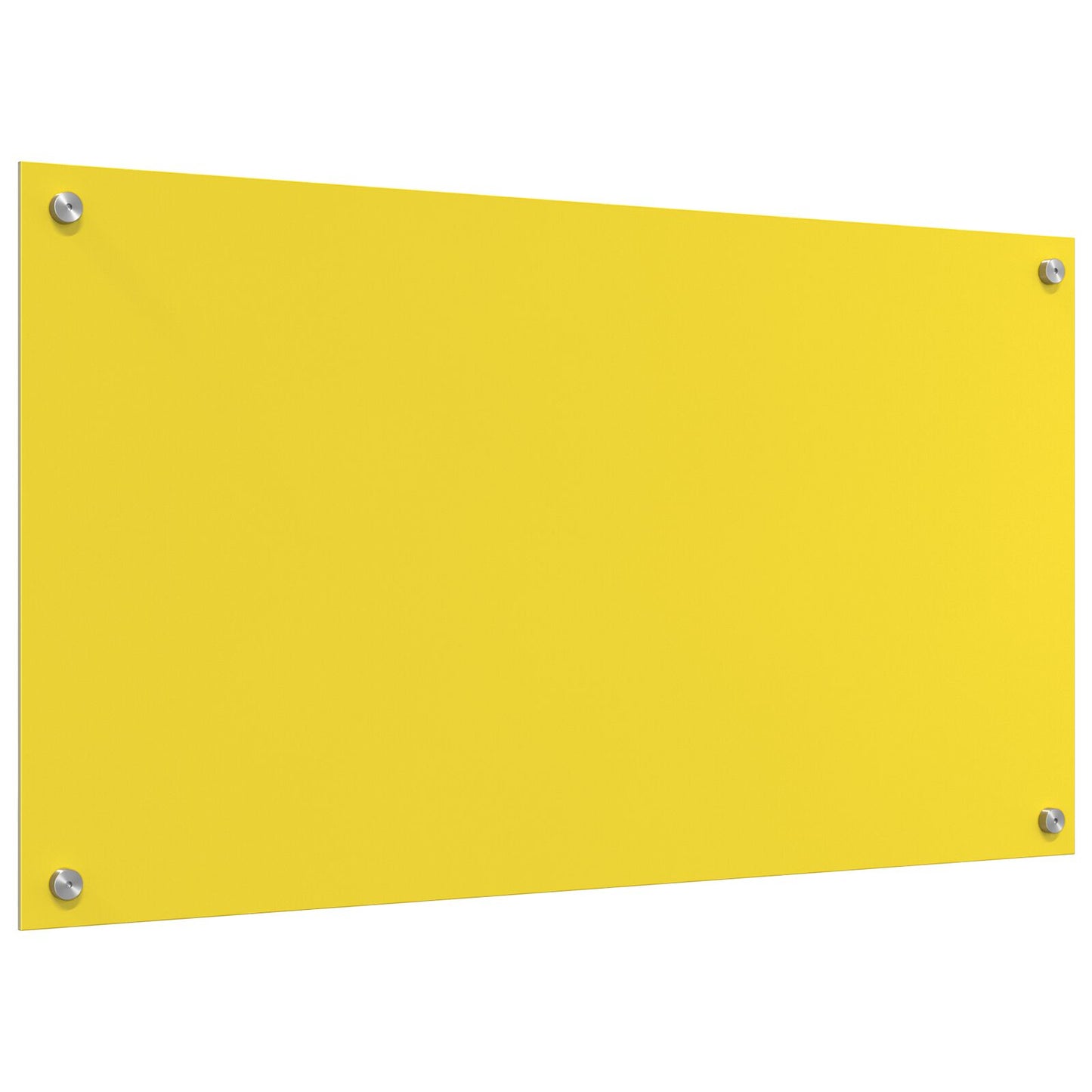 Kjøkken Bakplate Gul 90x50x0,6 cm Herdet Glass