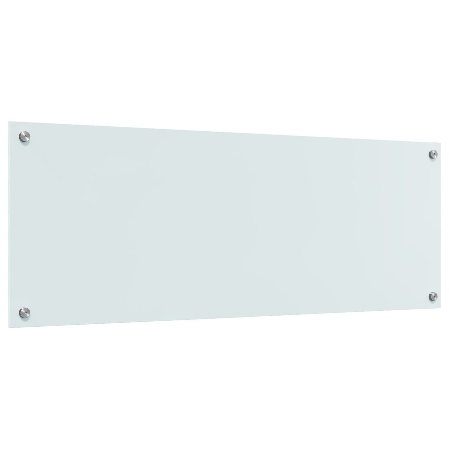 Kjøkkenplater Hvit 110x40x0,6 cm Herdet Glass