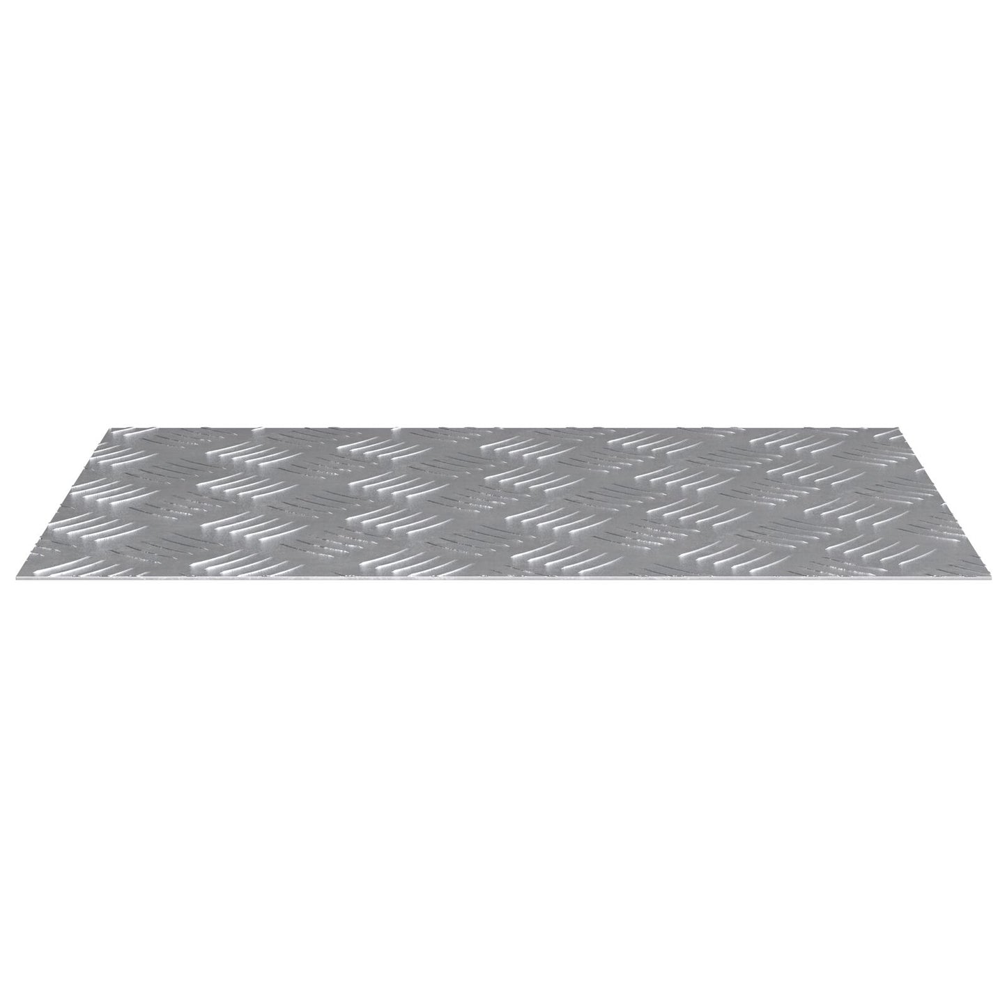Sjekkplater i aluminium 2 stk Antiskli 60x40 cm