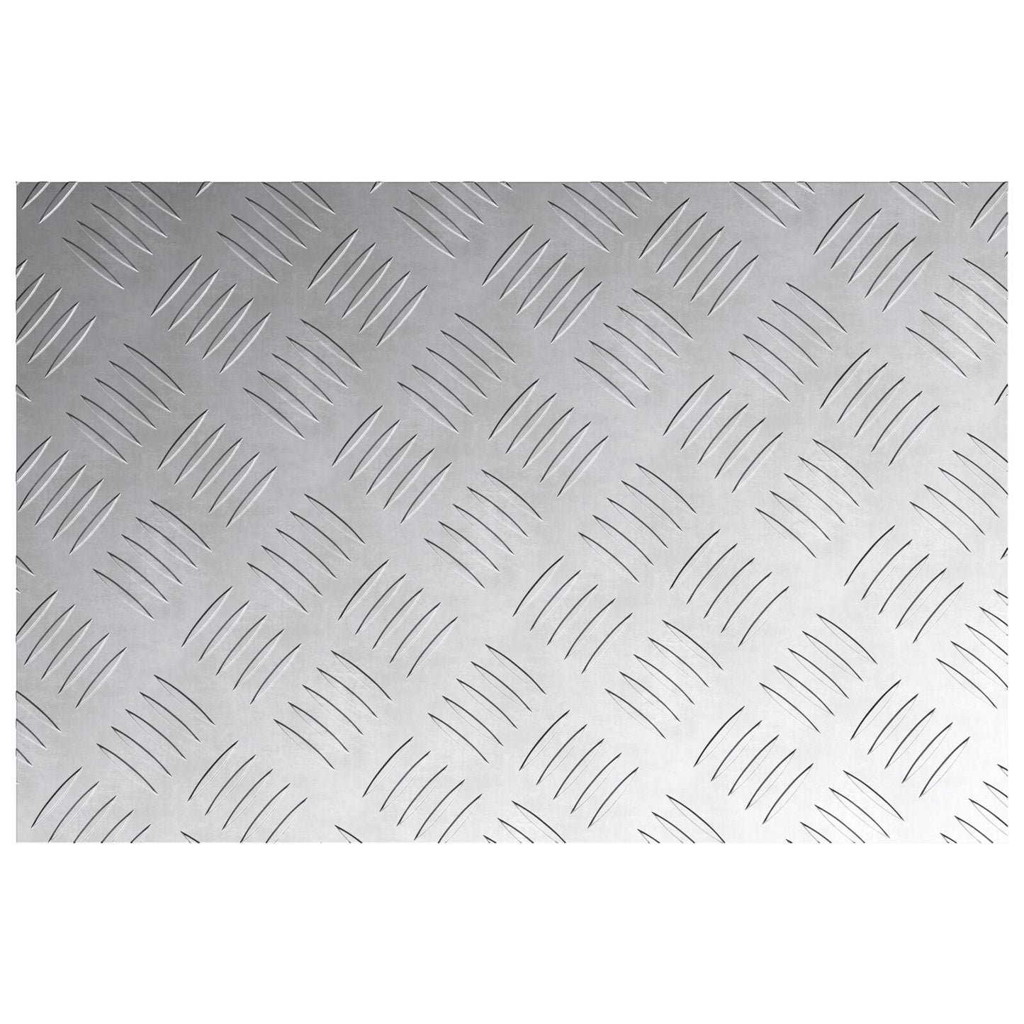 Sjekkplater i aluminium 2 stk Antiskli 60x40 cm
