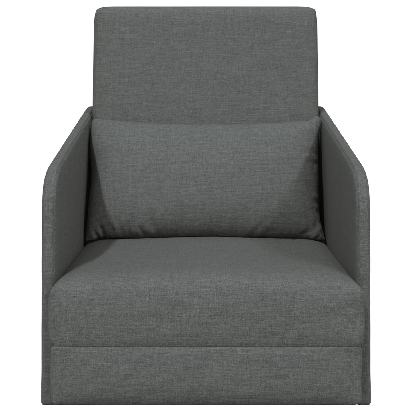 Sofa Seng 2-i-1 Mørkegrå 65x80x83 cm Stoff