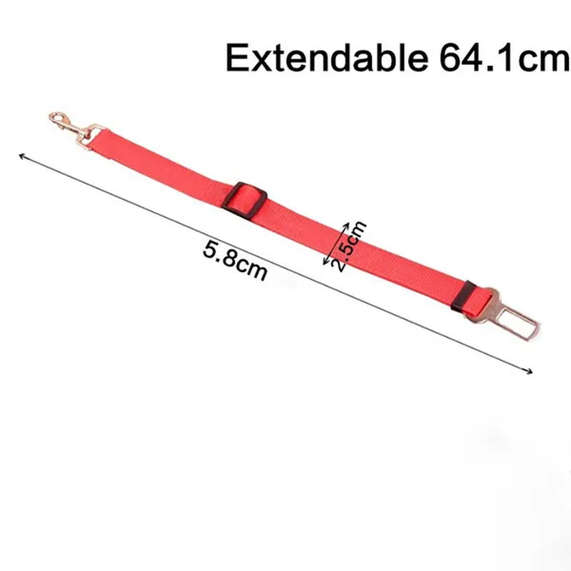 1PC/2PCS Car Seat Belt Pet Dog Leash Adjustable Leash Safety Travel Clip Puppy Collar Leash Pet Supplies Dog Accessories