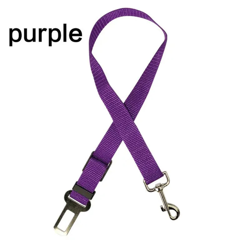 1PC/2PCS Car Seat Belt Pet Dog Leash Adjustable Leash Safety Travel Clip Puppy Collar Leash Pet Supplies Dog Accessories