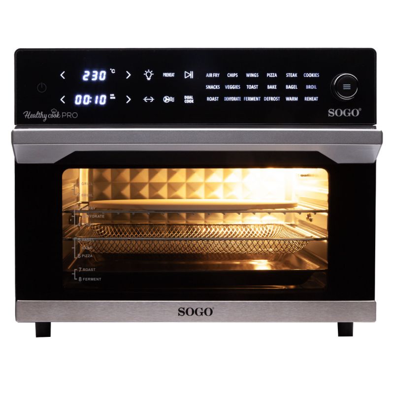 Airfryer+ovn+dehydrator og grill -Sunn cook pro-