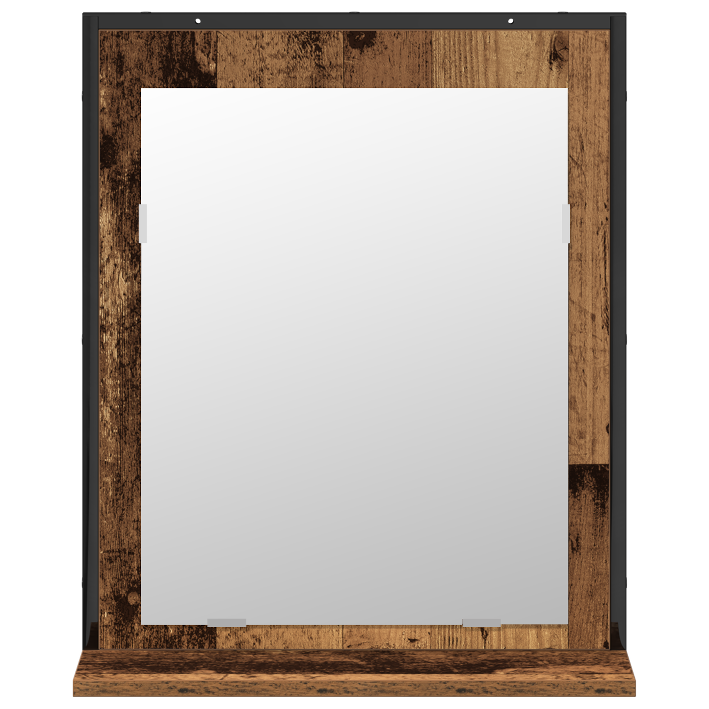 2-delt baderomsmøbelsett i gammelt tre