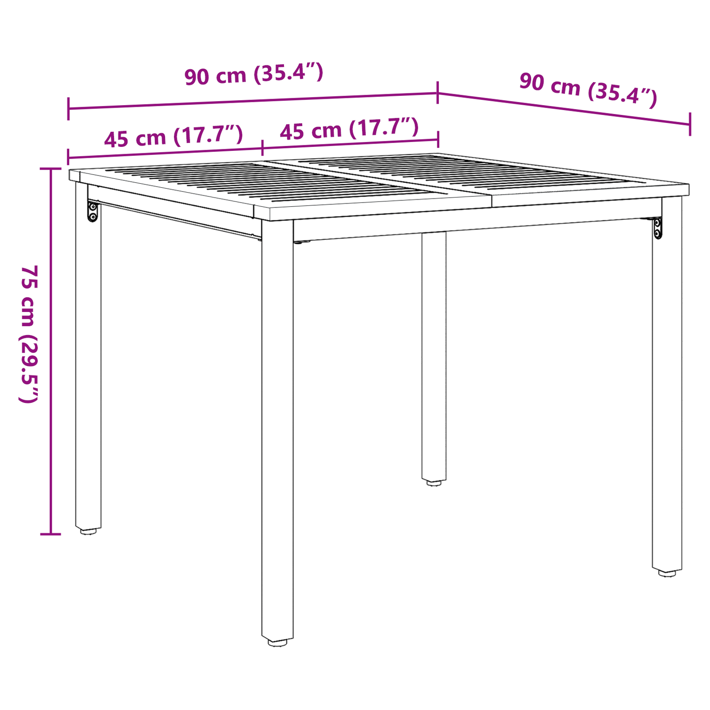 5-delers Hage Spisebordsett Beige Poly Rattan Akasie