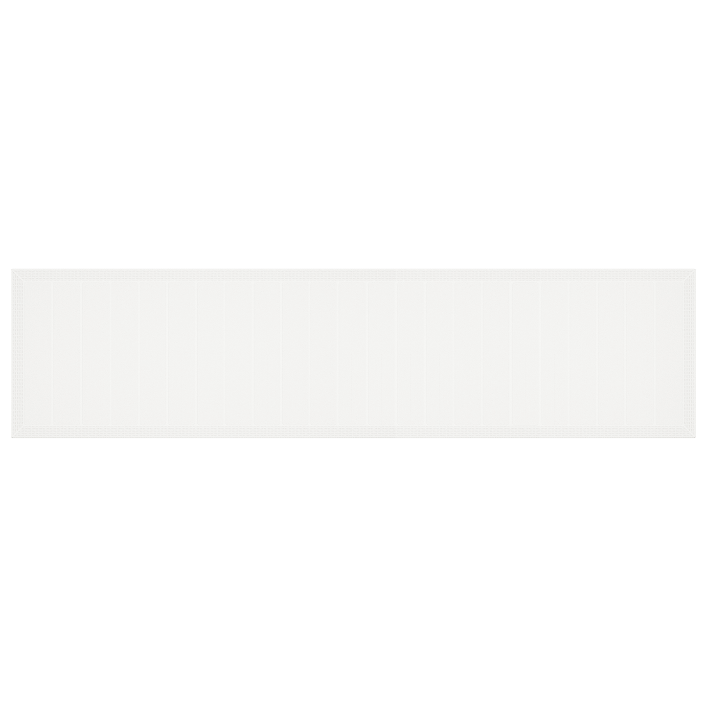 17-delers Hage Spisebordsett med Puter Hvit Poly Rattan