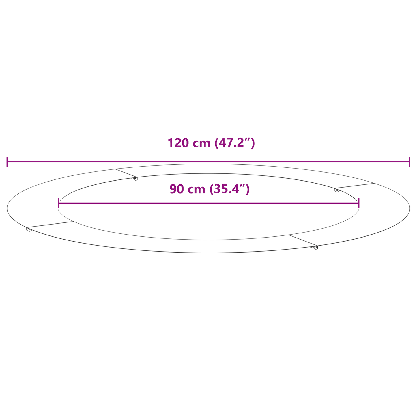 Antrasitt Plantepotte Antrasitt Harpiks Stor Holdbar