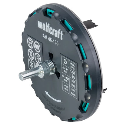 wolfcraft Justerbar hullsag AH 45-130 30 mm metall 5978000