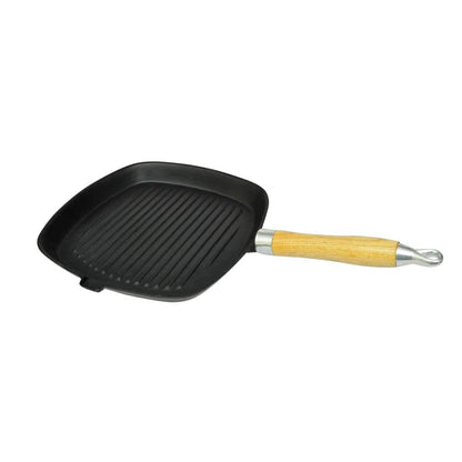Grillstekepanne i støpejern 20x20 cm