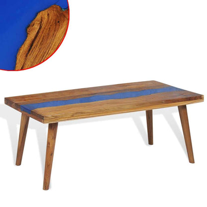 Salongbord Teak Harpiks 100x50x40 cm