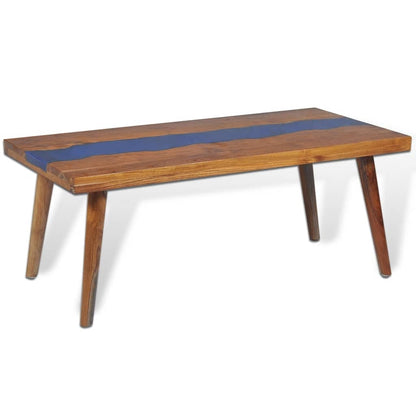 Salongbord Teak Harpiks 100x50x40 cm