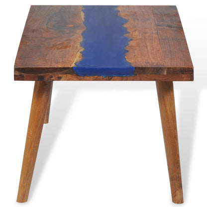 Salongbord Teak Harpiks 100x50x40 cm