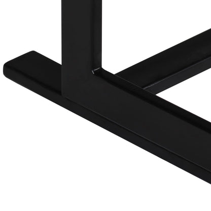 2-seters benk heltre mango og stål