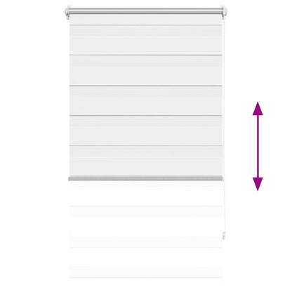 Zebra Gardiner  70 x 120 cm Hvit