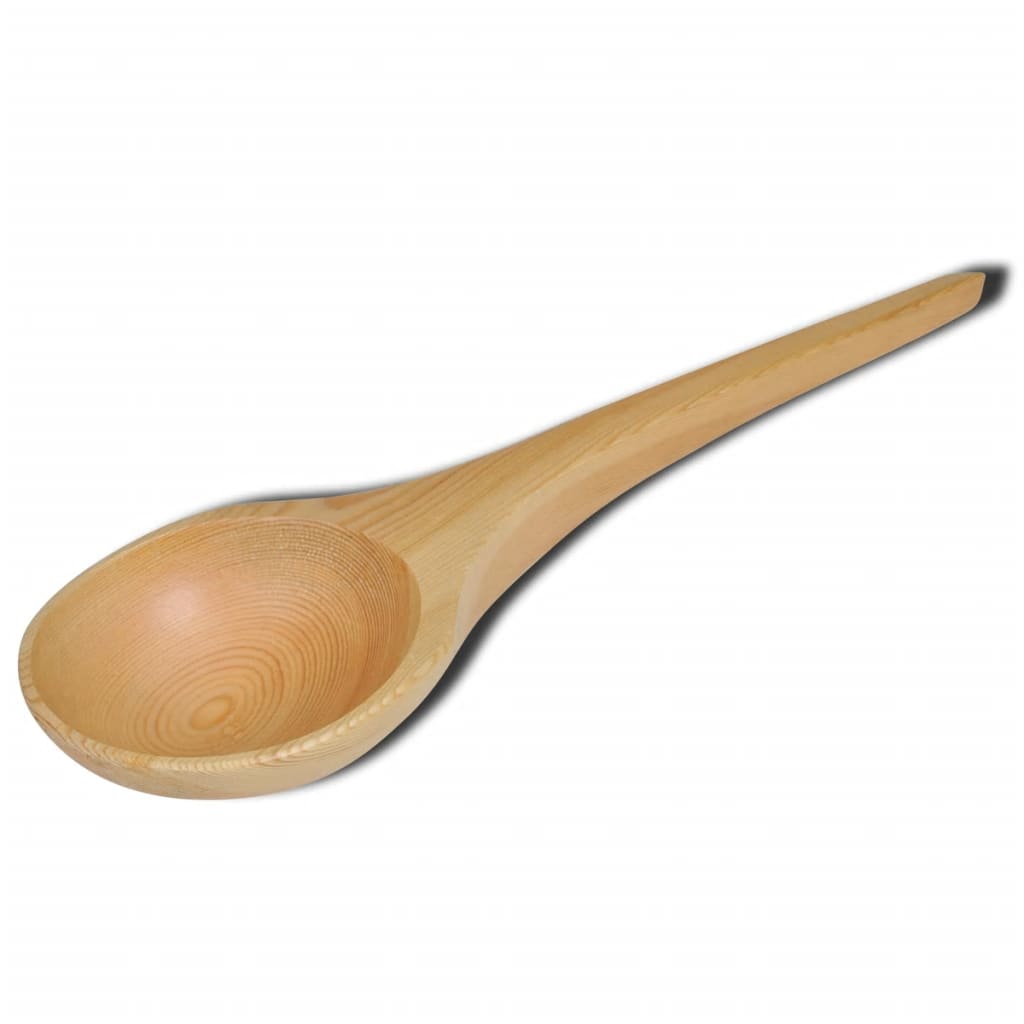 5-delers badstuetilbehør bøtte skje timeglass termo-hygrometer