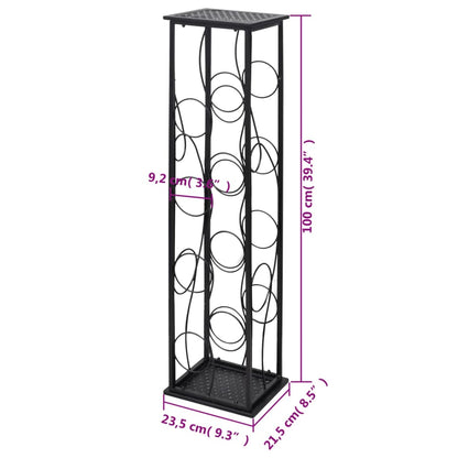 Vinstativ for 8 flasker metall