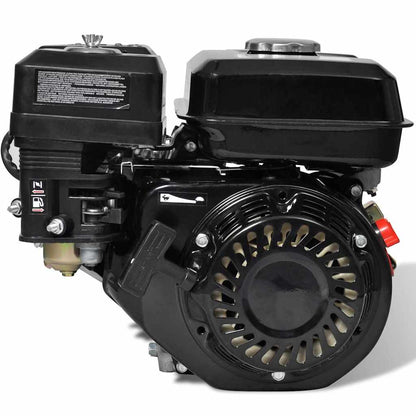 Bensinmotor 6,5 HK 4,8 kW svart