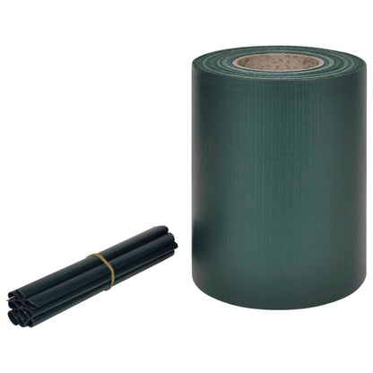 Hageskjerm PVC 70x0,19 m grønn