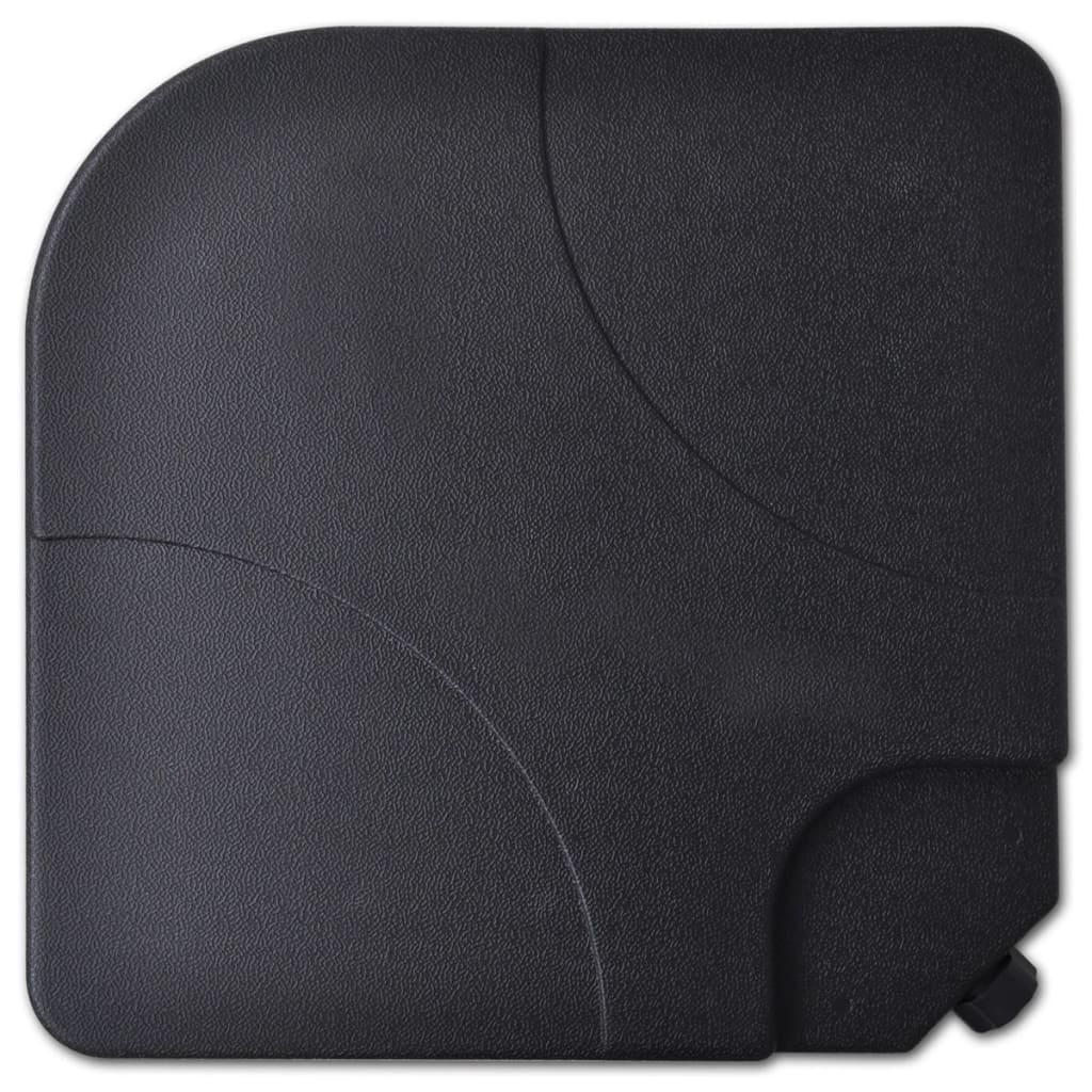 Hageparasoll i aluminium med bærbar fot grønn